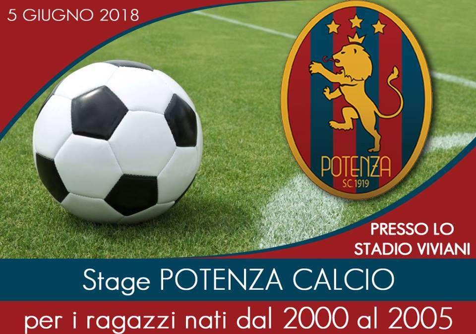 Domani lo stage del Potenza Calcio: ecco tutte le info...