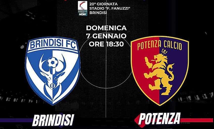 BRINDISI-POTENZA, le formazioni ufficiali