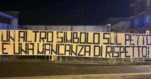 Più verde che azzurro... il presidente del Matera Petraglia contestato per il suo "outfit"