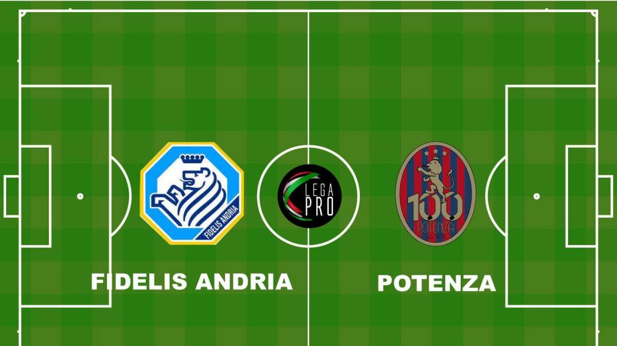Fidelis Andria-Potenza 1-1 Finisce in parità al Degli Ulivi