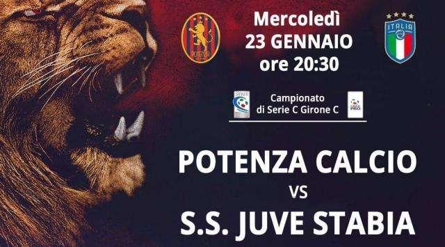 Potenza-Juve Stabia, aperta la prevendita dei tagliandi 