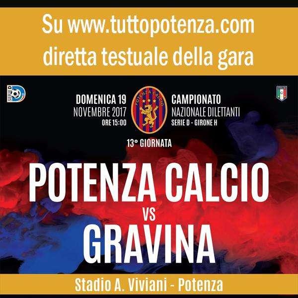 Potenza-Gravina in diretta su TuttoPotenza.com