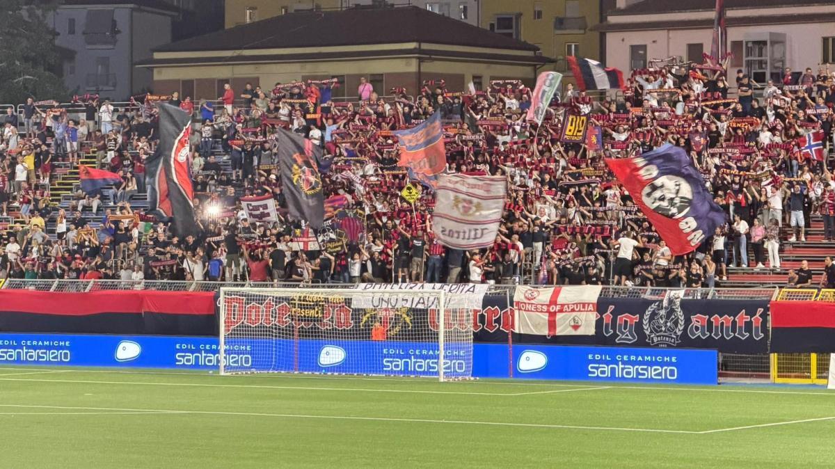 Potenza-Monopoli, spettatori e incasso della partita