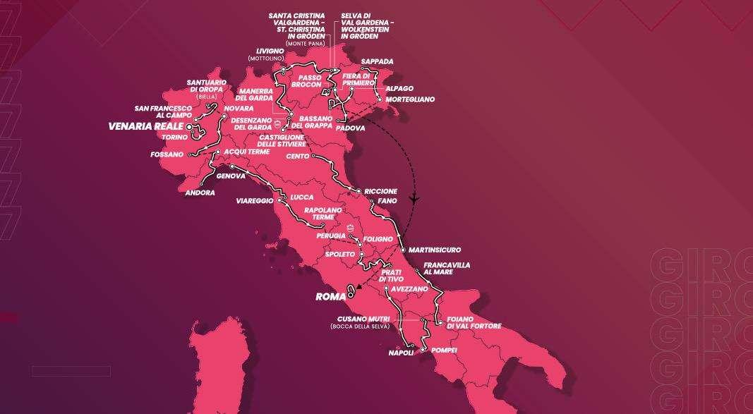 Giro d'Italia 2024, la Basilicata non sarà protagonista