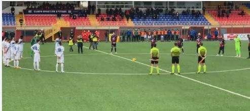 Prima di Potenza-Paganese rispettato un minuto di silenzio in onore di Vincenzo Rosito