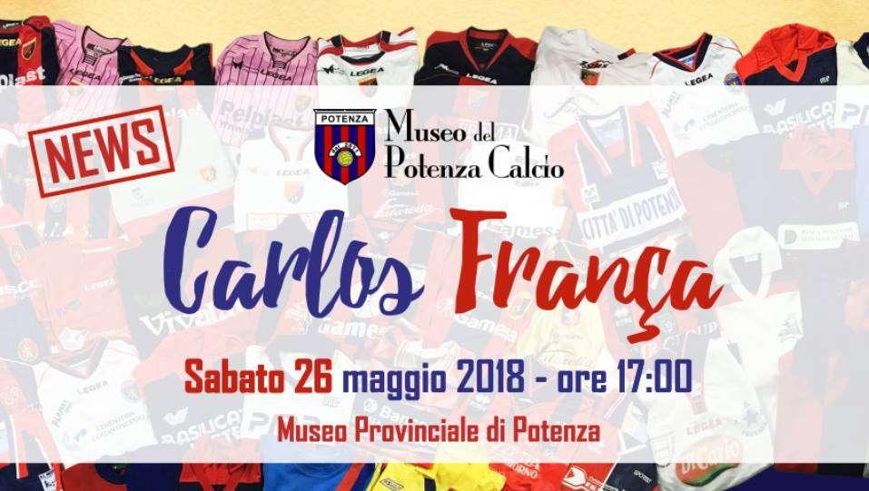 Sabato 26 maggio França alla mostra "Maglie e Cimeli" del Potenza Calcio...