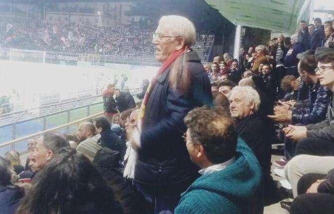 Antonio Mancuso (83 anni) ...tribuna laterale...seggiolino n°37...