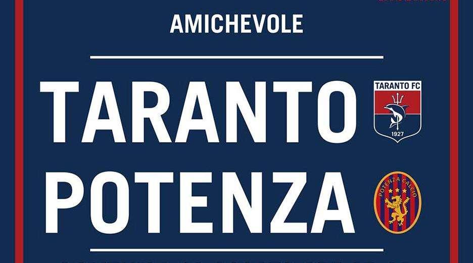 Segui in diretta l'amichevole tra Taranto e Potenza