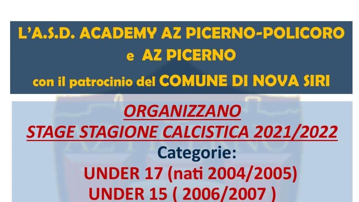 AZ PICERNO - ACADEMY - STAGE 31-7-2021 A NOVA SIRI (MT)