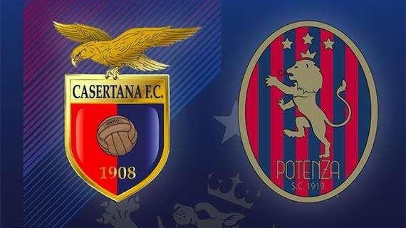 Casertana-Potenza anticipata alle 15:30