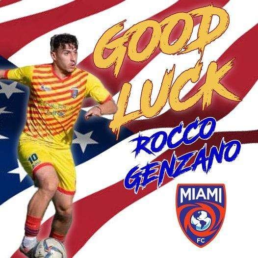 Rocco Genzano saluta la Lykos Tolve e si accasa al Miami Fc di mister Nocerino