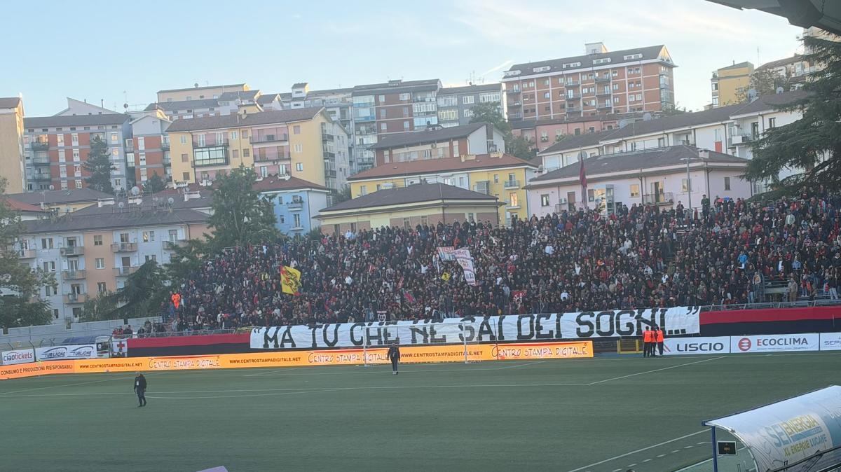 Potenza-Catania, spettatori e incasso della partita
