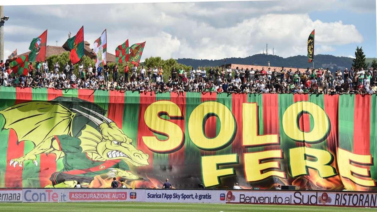 Potenza-Ternana, il dato definitivo del settore ospiti