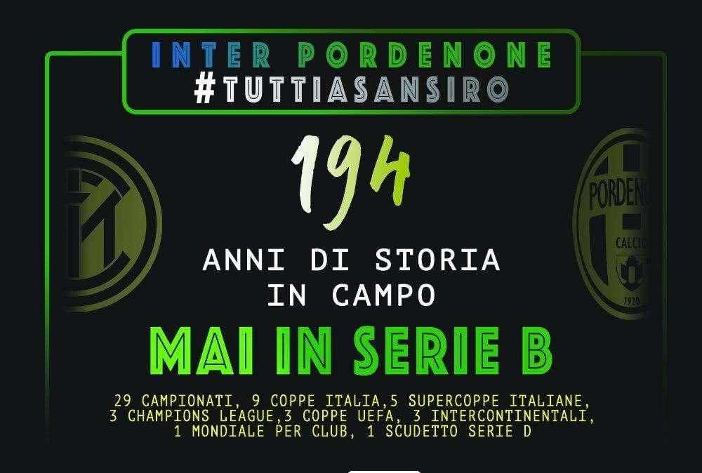 In vista dell'Inter... per il Pordenone è show sui social...