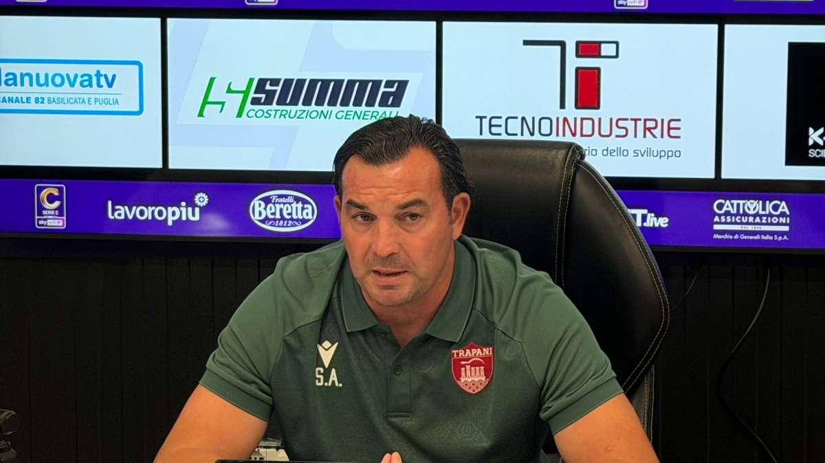 Trapani, mister Aronica dopo la sconfitta di Potenza: "Due episodi ci hanno negato il risultato che meritavamo’”