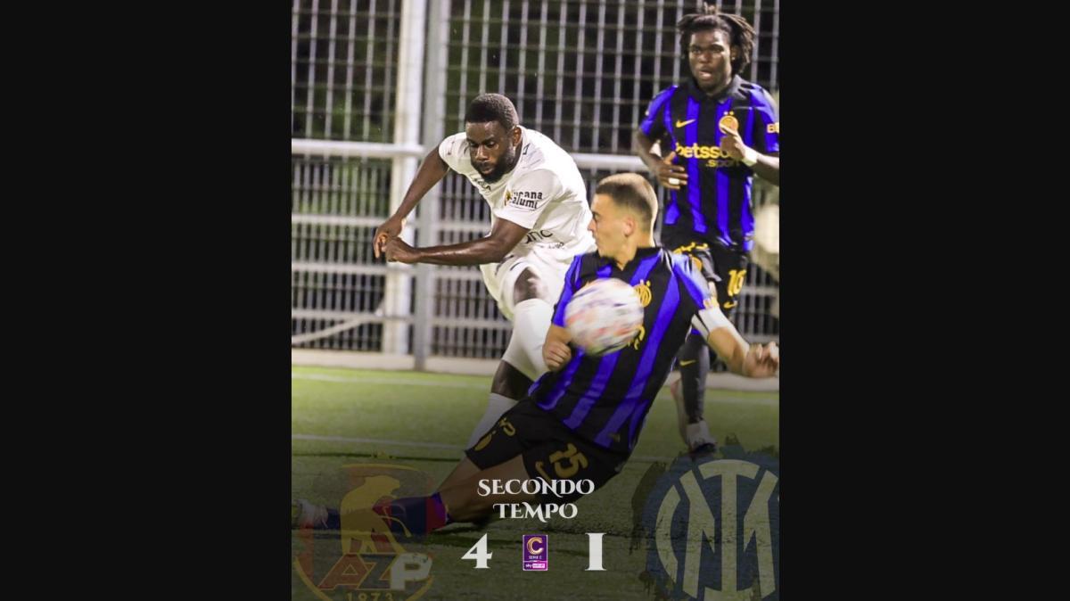 PICERNO-INTER U23 4-1: POKER ROSSOBLÙ E VETTA A PUNTEGGIO PIENO
