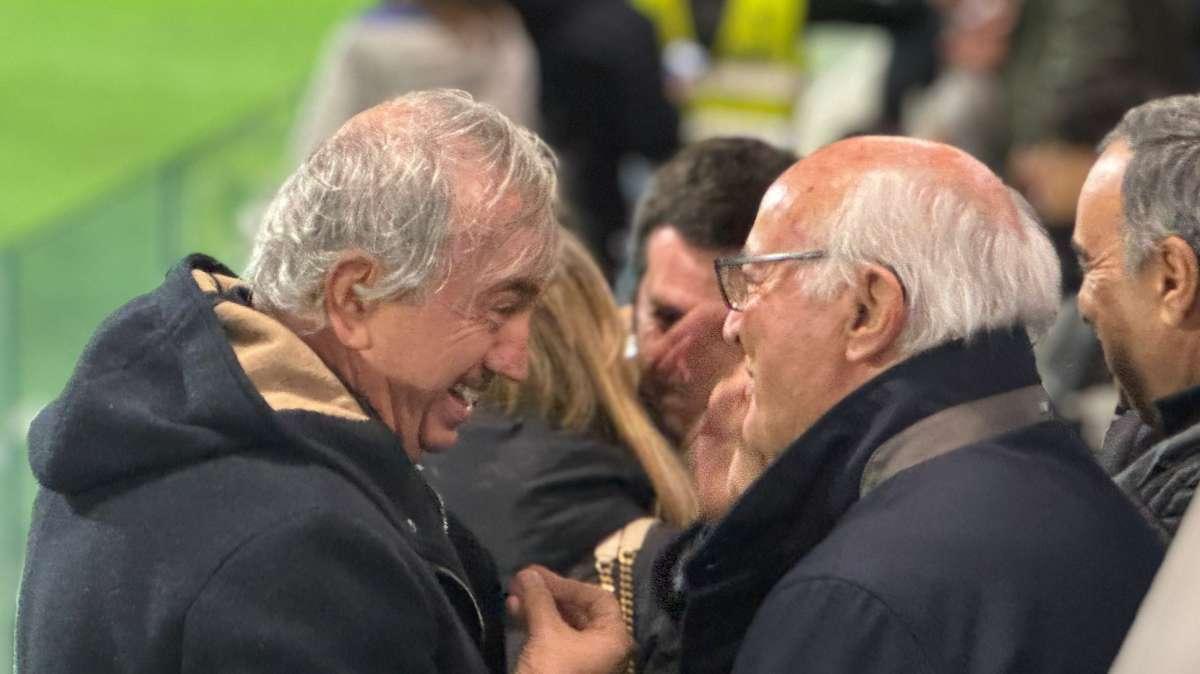 Macchia-Curcio, il saluto tra due presidenti in "trasferta"