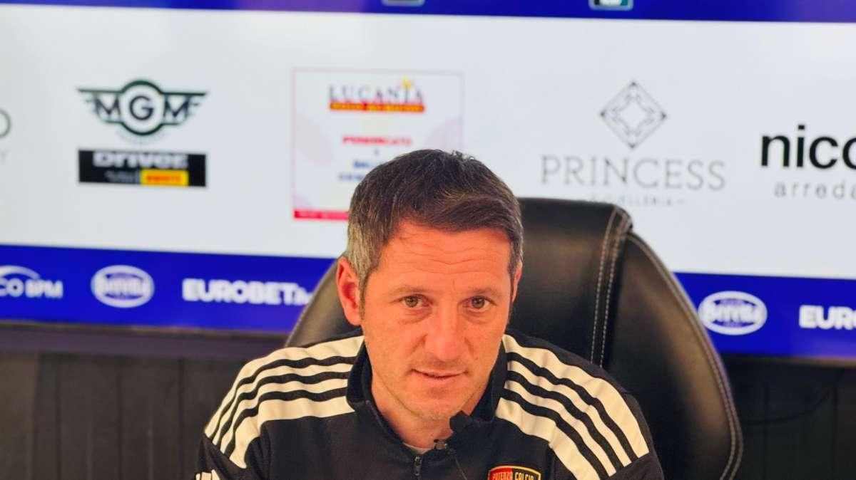 Potenza, mister De Giorgio: "Pronti per disputare una grande partita, ritroveremo presto il clean sheet"