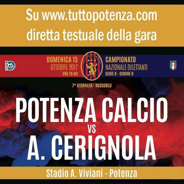 Potenza-Cerignola in diretta su TuttoPotenza.com