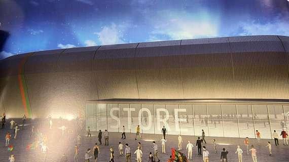 Ternana, il presidente Bandecchi mostra i disegni del nuovo stadio "Liberati"