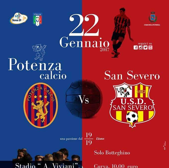Potenza-San Severo: info biglietti.