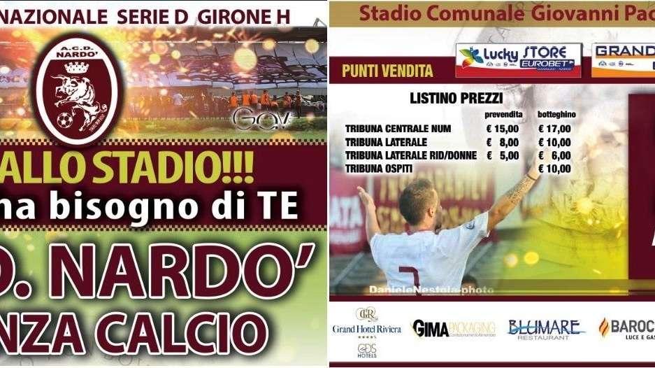 Nardò-Potenza, info biglietti