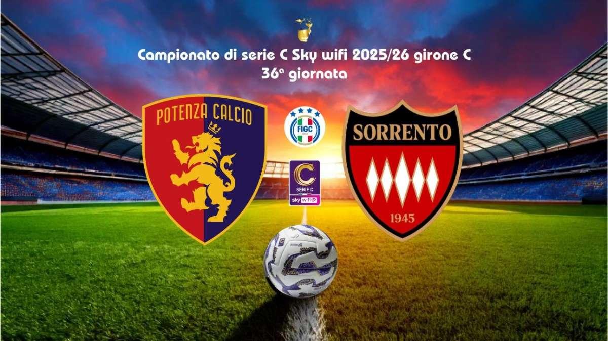 Potenza-Sorrento 3-0. I rossoblù di De Giorgio calano il tris