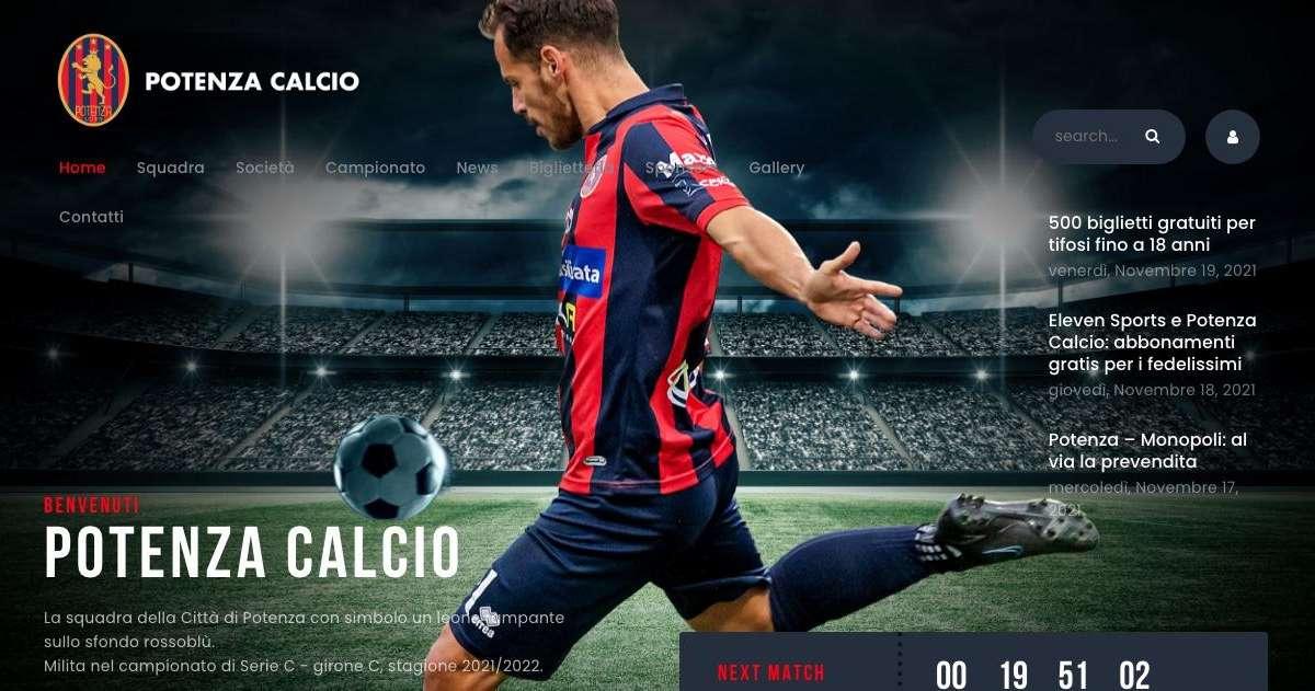 L'Home Page del Sito