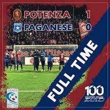 Potenza - Paganese, ecco il tabellino del match