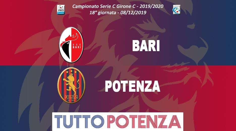 Bari-Potenza live su TuttoPotenza!