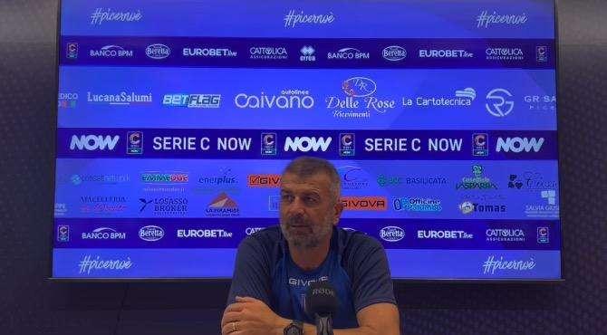 Tomei allenatore Picerno: "Quella di Catania non è una sfida di vertice"