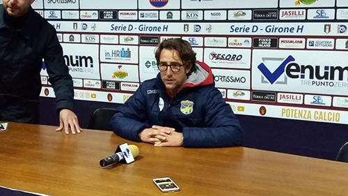 La conferenza del tecnico del Gravina dopo la partita Potenza-Gravina 3-3
