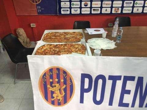 L'accoglienza del Potenza per la stampa...