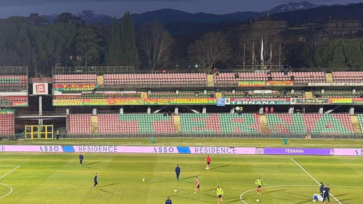 Ecco quanti spettatori hanno assistito al match di Coppa Italia Regionale Trenitalia tra Ternana e Potenza