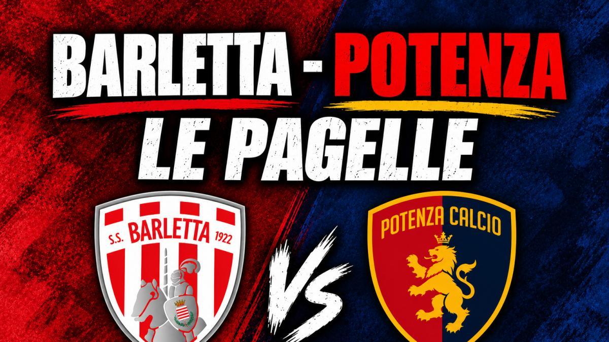 Barletta-Potenza 1-4, le pagelle: D'Auria e Ghisolfi scatenati, Tisci azzecca tutto