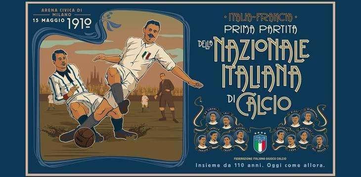 15 maggio 1910 - 15 maggio 2020 la Nazionale di calcio compie 110 anni!