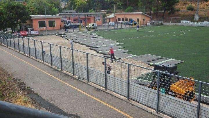 Lavori al "Curcio"...
