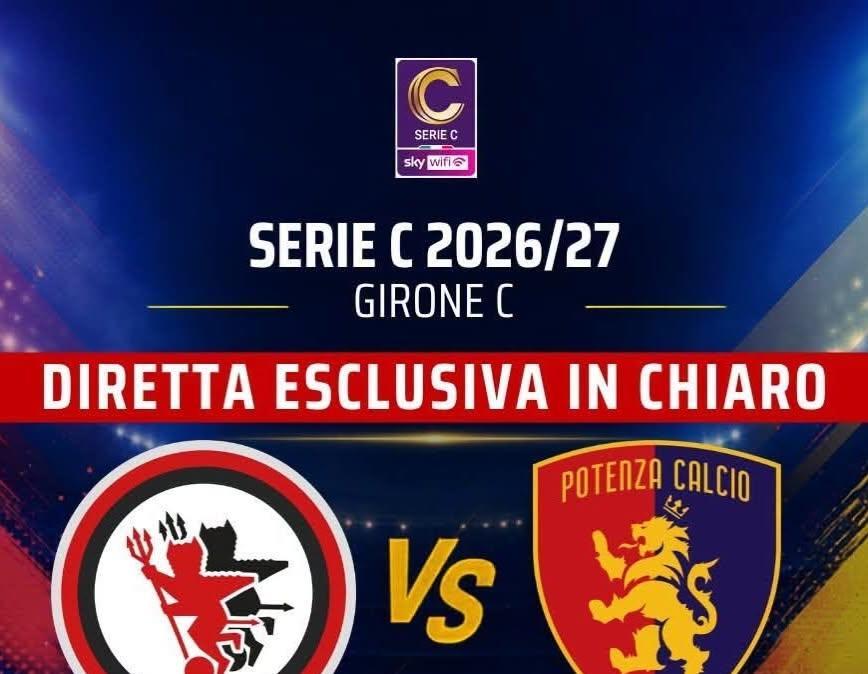 Il match tra Foggia e Potenza sarà trasmesso in chiaro