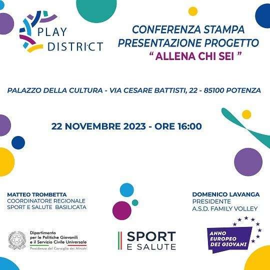 Sport e Salute Basilicata e Family Volley Potenza presentano progetto “Allena chi sei”