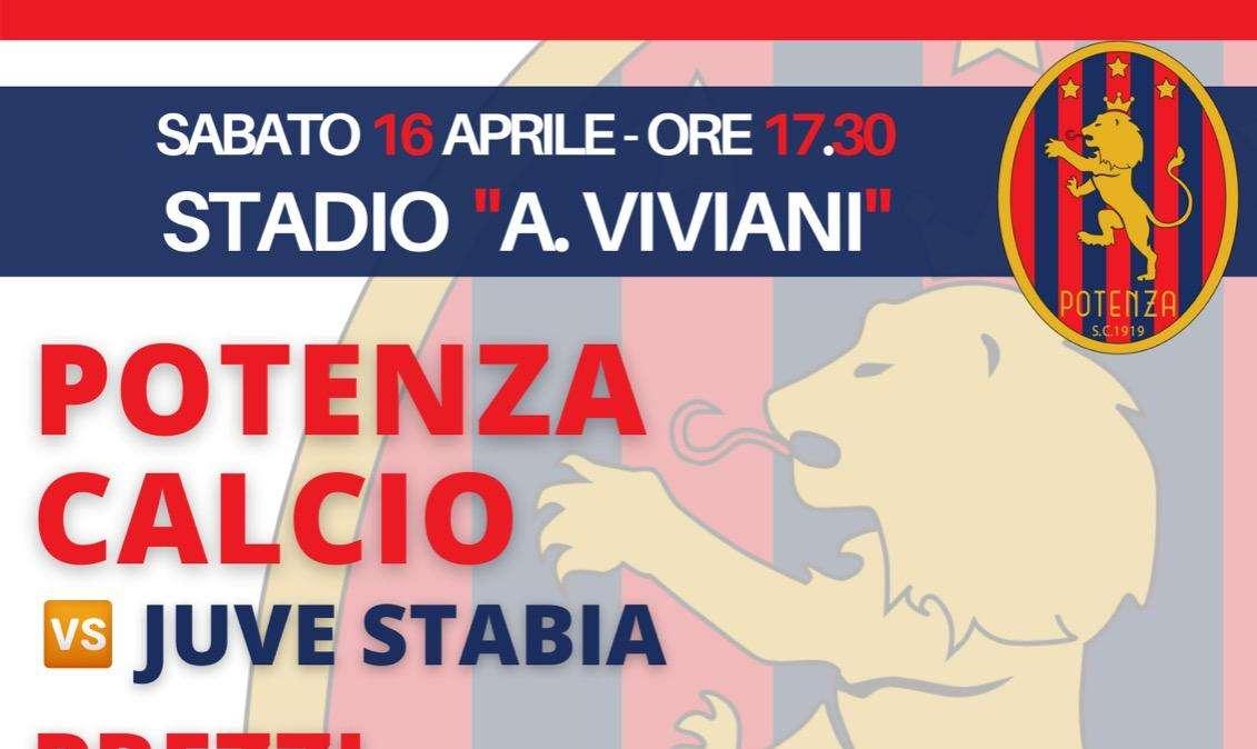 Potenza-Juve Stabia, ecco tutte le info biglietti per il match di sabato