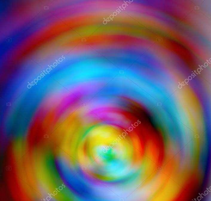 Un arcobaleno rosso-blù...