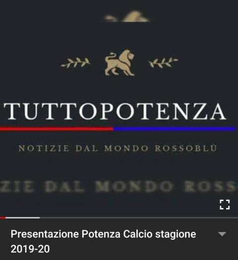 TUTTOPOTENZA TV: NUOVO VIDEO DELLA PRESENTAZIONE 