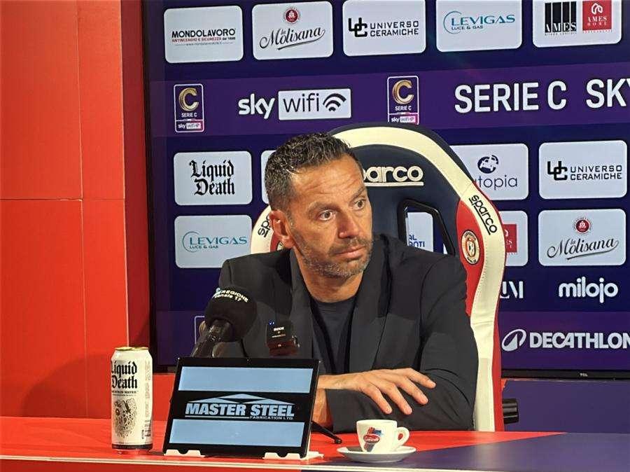 Campobasso, Zauri: "Il 3-0 è un risultato molto pesante, il Potenza ha fatto gol e noi no"