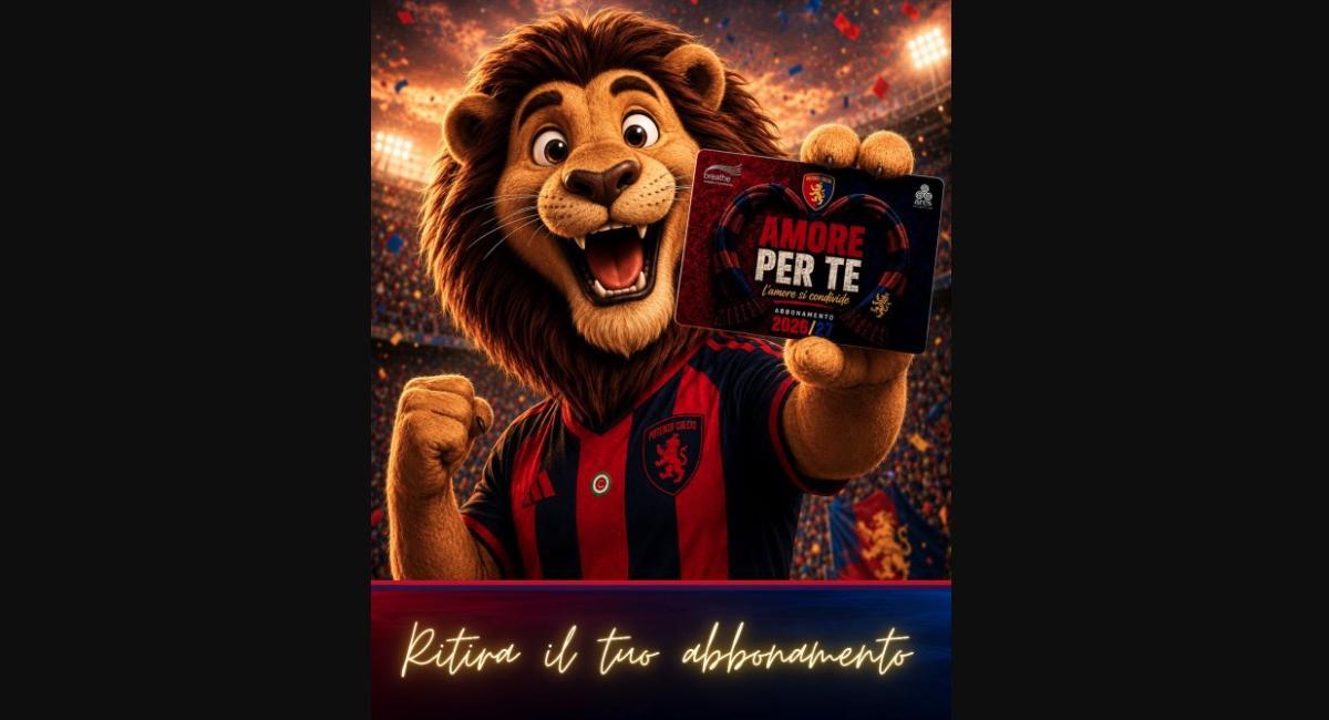 Potenza Calcio, disponibili le card plastificate per gli abbonati 2026/27