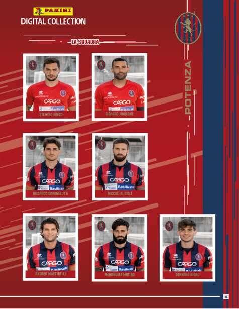 Calcio, la Panini lancia le figurine “digitali” della Serie C... il Potenza è presente