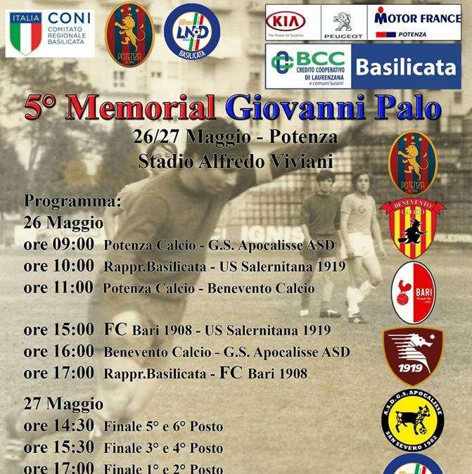 E' tutto pronto per il 5° Memorial Giovanni Palo...