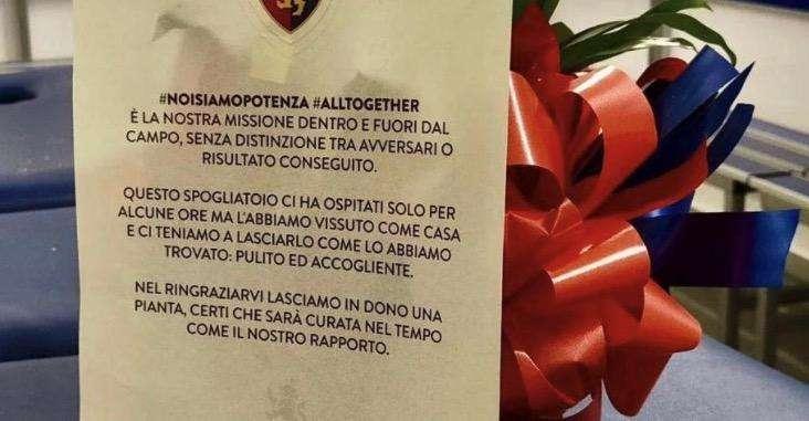 Il fair play del Potenza sulla stampa nazionale