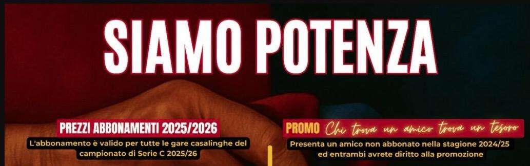 Potenza, prolungata la campagna abbonamenti