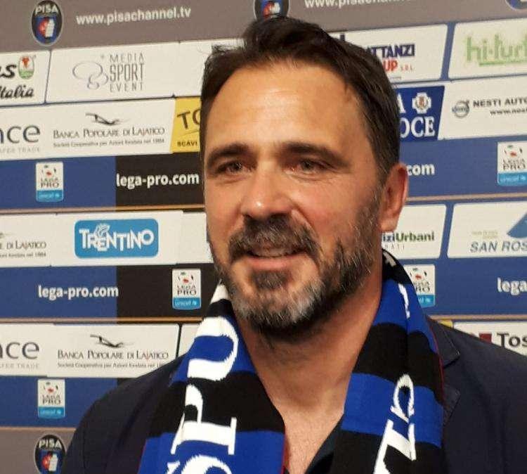 Luca D'Angelo allenatore del Pisa: "Nel Girone C la Reggina è favorita ma attenzione a Bari, Ternana e Potenza."