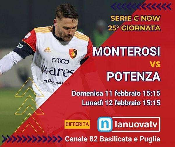Ecco come e quando (ri)vedere la partita tra Monterosi e Potenza